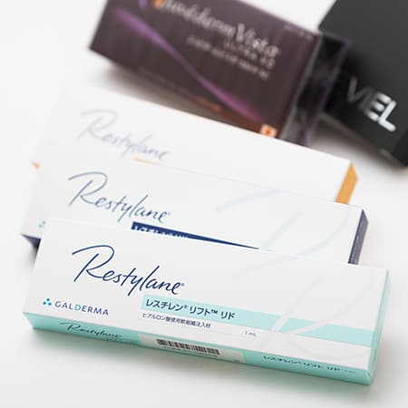 多彩な種類を使い分けるヒアルロン酸注入剤